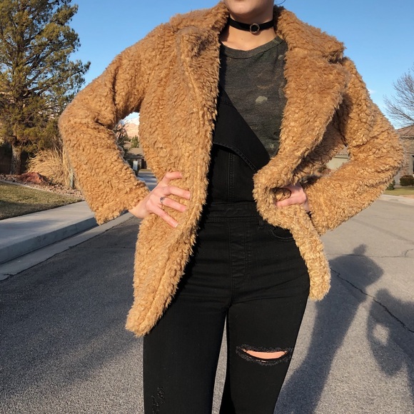 LAST ONE FINAL CHANCE Button Up Teddy Coat - Picture 5 of 5